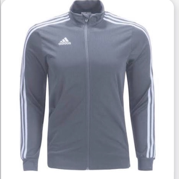 adidas Jackets & Blazers - SOLD Adidas Gray Training Jacket Full Zip Size M
